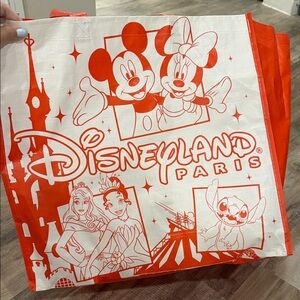 Disneyland Paris Red Tote Bag